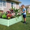Raised Garden Bed, Metal Raised Garden Beds Outdoor, Rectangular Planter Box for Planting Plants, Vegetables and Flower - 3 of 4