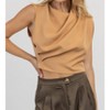 Women's JOAH HIGH COWLED BLOUSE - Strut & Bolt - 2 of 4