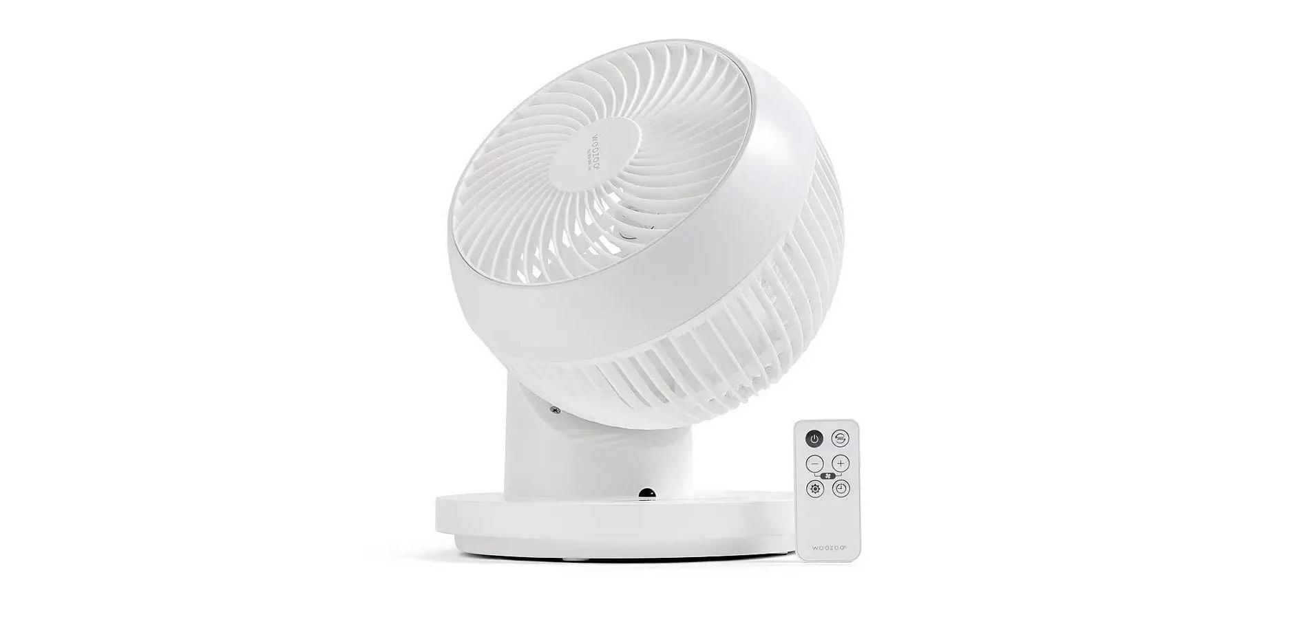 IRIS WOOZOO 360° Oscillating Fan with Remote and Timer 3 Speed Settings