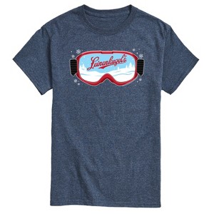 Men's - Leinenkugal - Snowdrift Goggles with Logo Short Sleeve Graphic T-Shirt - 1 of 4