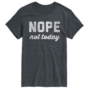 Men's - Instant Message - Distressed Nope Not Today Short Sleeve Graphic T-Shirt - 1 of 4