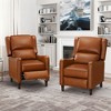 Arceso Faux Leather Push Back Recliner Chair, 20 Inch Upholstered Recliner Chairs,  Modern Pushback Recliner Chair for Bedroom, Living Room - 2 of 4