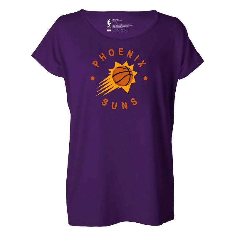NBA Phoenix Suns Women&#39;s Dolman Short Sleeve T-Shirt, 1 of 5