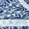Tommy Bahama Lanikai Fronds Blue Throw Blanket - 3 of 4