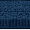 Home Mart Goods 2 Piece Set Blue Soft Cozy Plush Chenille Bath Mat Bathroom Rug - 3 of 4