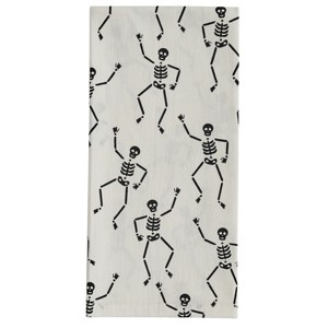 Split P Skeletons Flour Sack Printed Dishtowel Set Set of 2 - 1 of 3