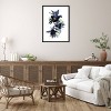 Amanti Art 31" x 41" Black imaginary flower by Hiroyuki Izutsu Wood Framed Wall Art Print: Modern Botanical Lithograph, Acrylic Finish - 3 of 3