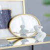 GlasFlength Decorative Wall Mirrors Circle Accent Mirror Wall Mirror Antique Classic Mirror Decorative Mirror for Living Room, Gold, 15"*1.2"*15" - 3 of 4