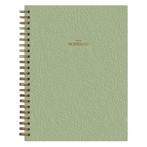 Morris & Co. 5.875"x8.625" by Blue Sky 2026  Weekly/Monthly Wirebound Planner Hardcover Debossed Brer Rabbit Green - 1 of 4