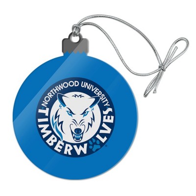 Northwood University Secondary Logo Acrylic Christmas Tree Holiday Ornament