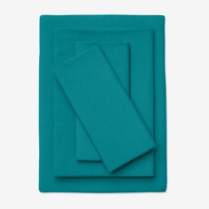 BrylaneHome BH Studio Solid Microfiber Sheet Set - 1 of 4