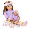 Our Generation Tory & Riley 18" Babysitter Doll & Baby Doll Sister with Accessories Playset - 2 of 4