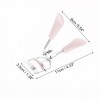 Unique Bargains Women Chrome Flat Handle Eyelash Curler 1 Pc - 2 of 3