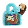 Aurora Small Zoo Collection Fancy Pals Fashionable Stuffed Animal Sea Otter 7" - 3 of 4