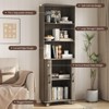 Tall Storage Cabinet,Kitchen Pantry Organizer with Adjustable Shelves, Grey - 3 of 4