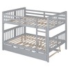 Whisen Full over Full Bunk Bed with Twin Size Trundle and Ladder - 4 of 4