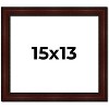 PosterPalooza | Distressed Brown Picture Frame - UV Acrylic, Backing Board, Hanging Hardware Included - 2 of 4