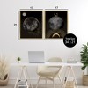 Stupell Industries Celestial Gold Sun and Moon 2pc Floating Frame Art Set, Gold, 17" x 21" - 3 of 4