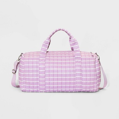 Girls' Quilted Duffel Bag - Art Class™ Purple : Target