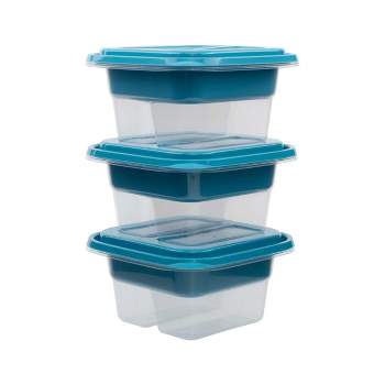 Rubbermaid Takealong 2pk 1gal Plastic Rectangle Food Storage Containers -  Ruby Red : Target