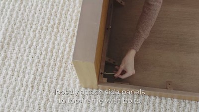 Artemis Large Dark Brown Oak Coffee Table with Storage Shelf