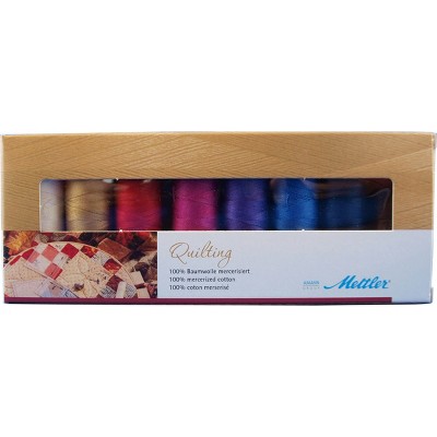 Mettler Cotton Machine Quilting Thread Gift Pack 8/Pkg