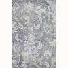 Washable Area Rug, Soft Non Slip Floral Low Pile Carpet, Stain Resistant Rug for Living Room Bedroom Dining Room Nursery - 3 of 4