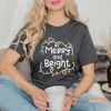 Simply Sage Market Women's Merry and Bright Lights Short Sleeve Graphic Tee - 2 of 4