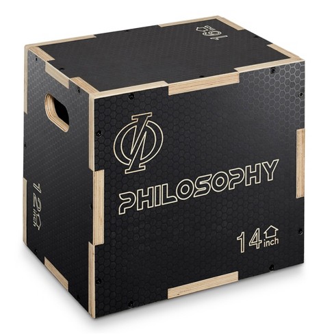 Philosophy Gym 3 in 1 Non-Slip Wood Plyo Box- Jump Plyometric Box for Training and Conditioning - image 1 of 4