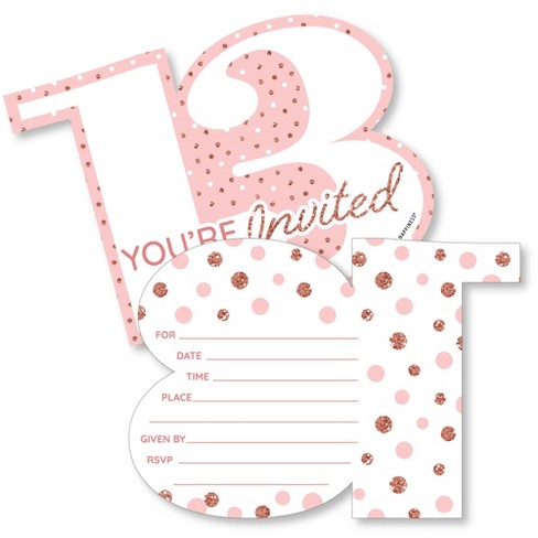 12th birthday invitations