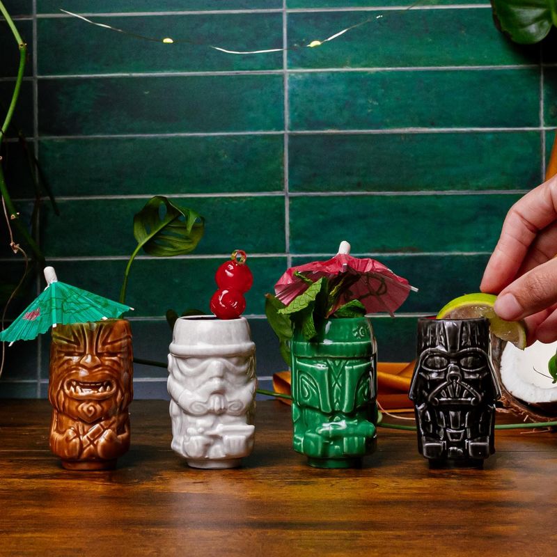 Beeline Creative Geeki Tikis Star Wars Ceramic Mini Muglet 4-Pack | Each Holds 2 Ounces, 4 of 7