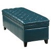 NicBex Modern 50" Storage Bench Wood Accent Stools with Button Tufted Top for Bedroom and Entryway - 4 of 4