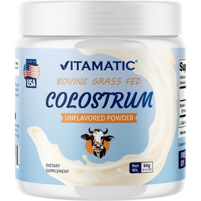Colostrum Powder 30% IgG - JAR 60 Grams (Unflavored)