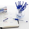 BAZIC Products® Essence Gel Pen with Cushion Grip, Blue, 12 Per Box, 6 Boxes - 4 of 4