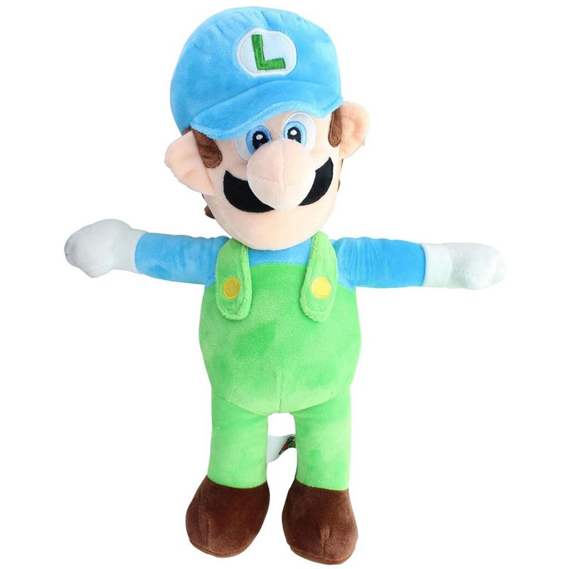 Chucks Toys Super Mario 16 Inch Character Plush | Ice Luigi, 1 of 4