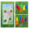 JOYIN Easter Toss Game Set with 12 Bean Bags, 12 Toss Rings, 6 Tossing Cones, and Easter Bunny Toss Banner for Kids Easter - image 4 of 4