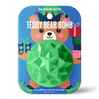 Da Bomb Bath Fizzers Stocking Stuffer Teddy Bear-Star Bath Bomb - 2.5oz