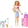 Barbie Doll And Accessories Travel Set With Puppy : Target