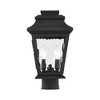 Livex Lighting Hathaway 2 - Light Post Light in  Black - 4 of 4