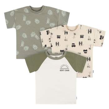 Gerber Toddler Boys' T-shirts - 3-Pack