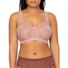 Curvy Couture Women's Luxe Lace Wire Free Bra - 4 of 4