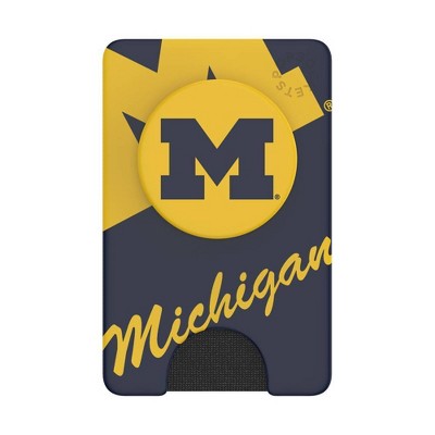 NCAA Michigan Wolverines PopSockets PopWallet+ (with PopTop)