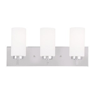 Livex Lighting West Lake 3 - Light Vanity in  Polished Chrome - 1 of 1