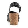Journee Collection Womens Valentina Ankle Strap Platform Sandals - 3 of 4