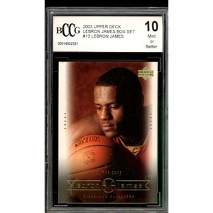 Lebron James Rookie Card 2003 Upper Deck Box Set #13 BGS BCCG 10 - 1 of 2