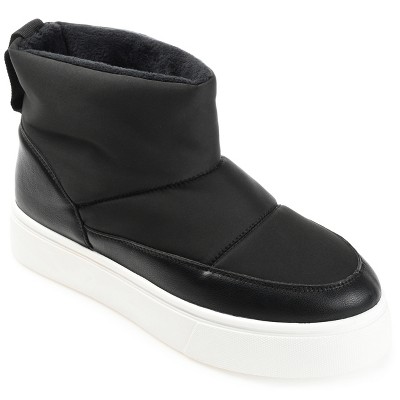 Journee Collection Womens Sethie Round Toe Pull On Winter Boots