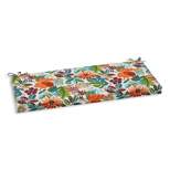 Pillow Perfect Lensing Jungle Outdoor Bench Cushion Off-White