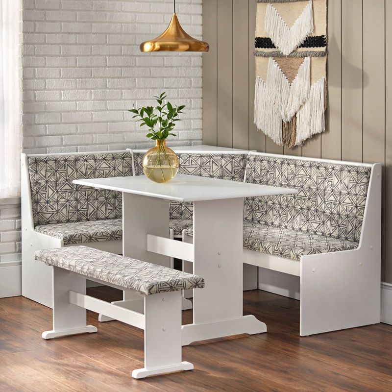 3pc Lacey Upholstered Nook Set - Buylateral, 3 of 5