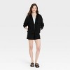 Women's Leisure Studio French Terry Zip-Up Hooded Sweatshirt - Universal Thread™ - 3 of 3