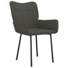 vidaXL Dining Chairs, 2 Pcs, Dark Gray Velvet - 4 of 4